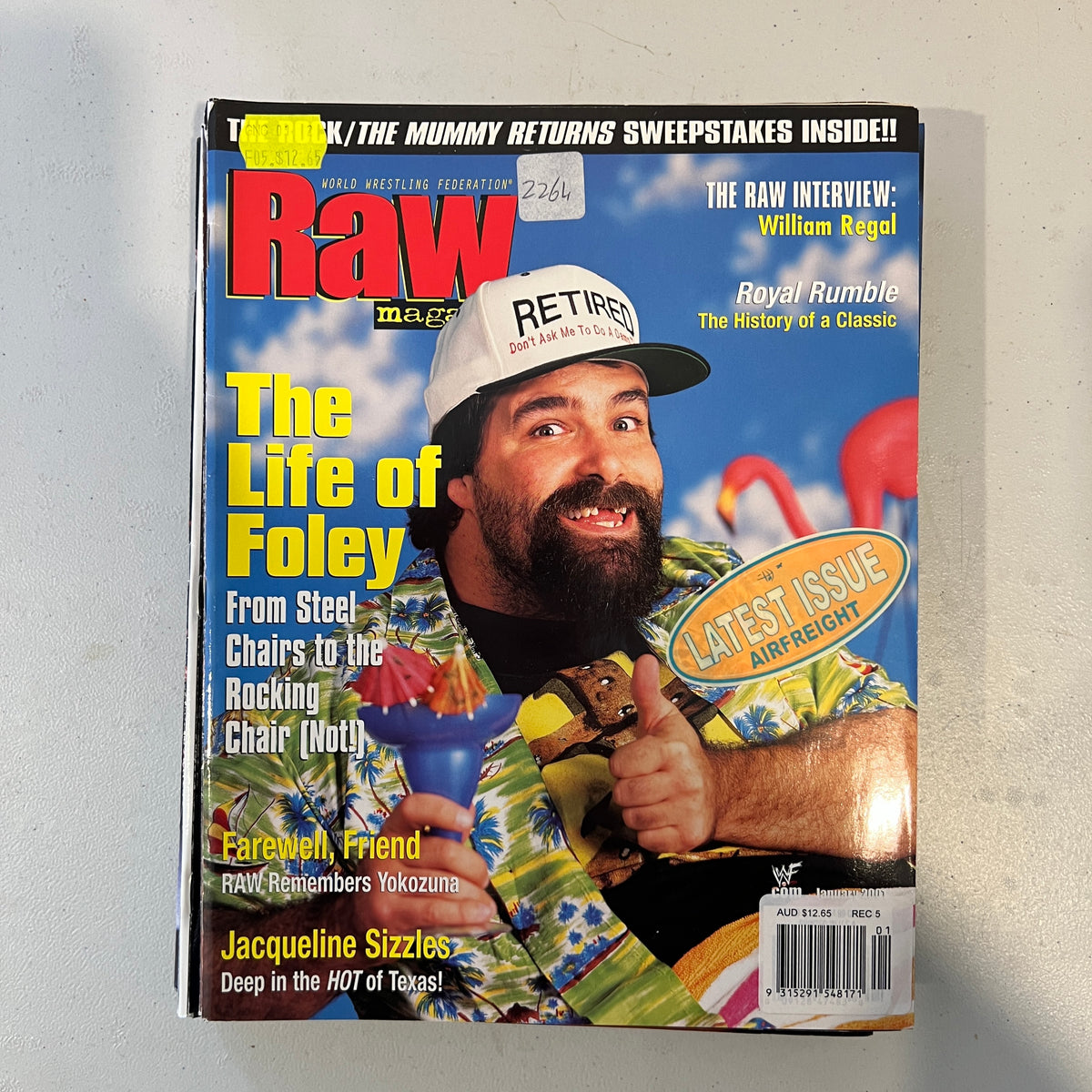 Foley WWF WWE Magazine 1990s Retro Wrestling Merchandise Collectable 3