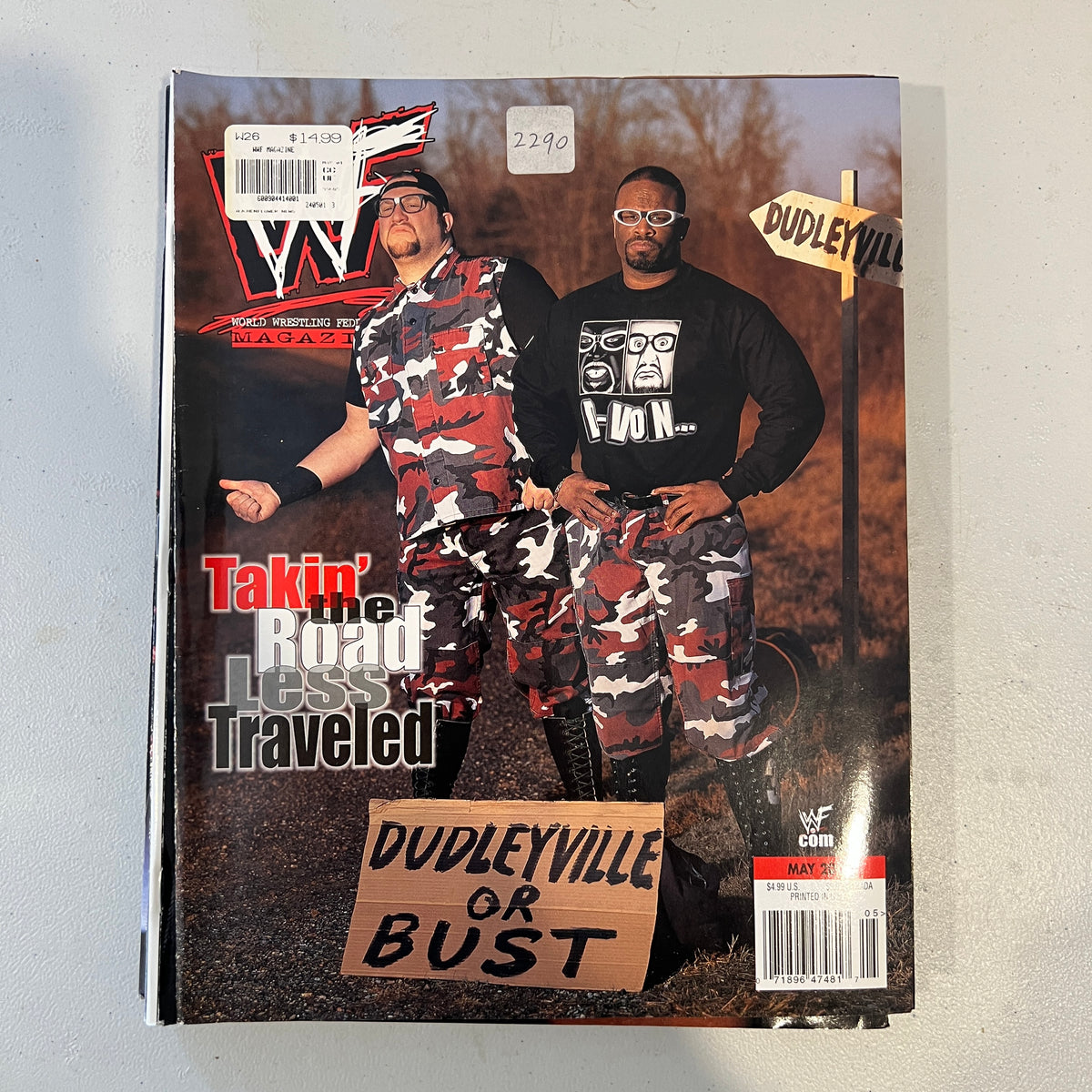 Dudleys WWF WWE Magazine 1990s Retro Wrestling Merchandise Collectable 3