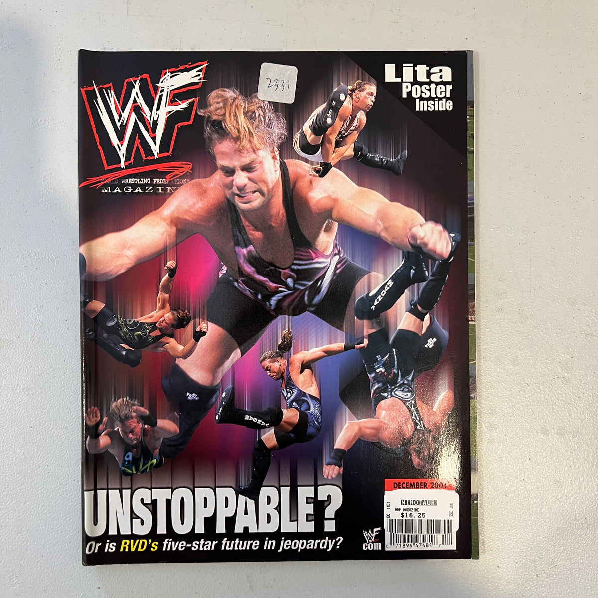 RVD WWF WWE Magazine 1990s Retro Wrestling Merchandise Collectable 3