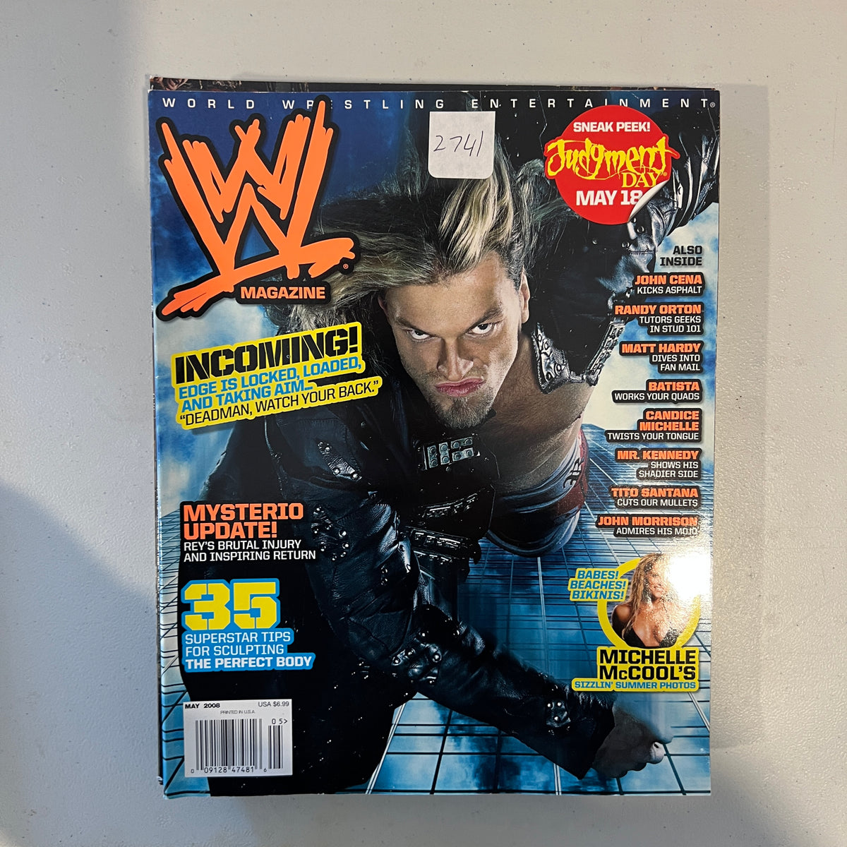 Edge WWE Magazine 2000s Retro Wrestling Merchandise Collectable 3