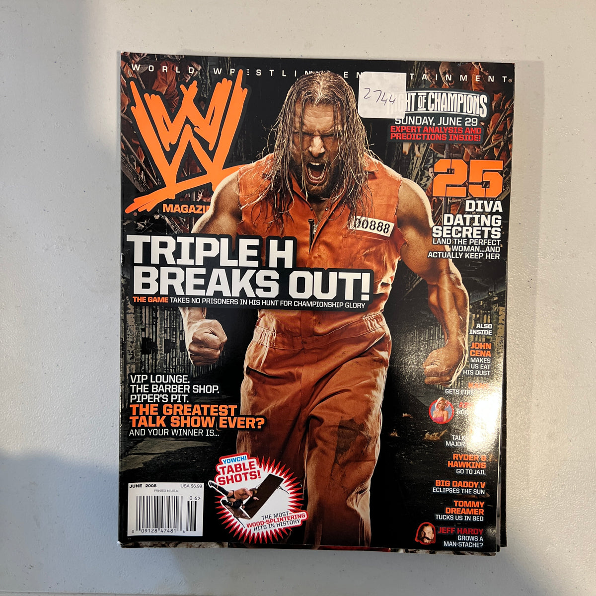 Triple H WWE Magazine 2000s Retro Wrestling Merchandise Collectable 3