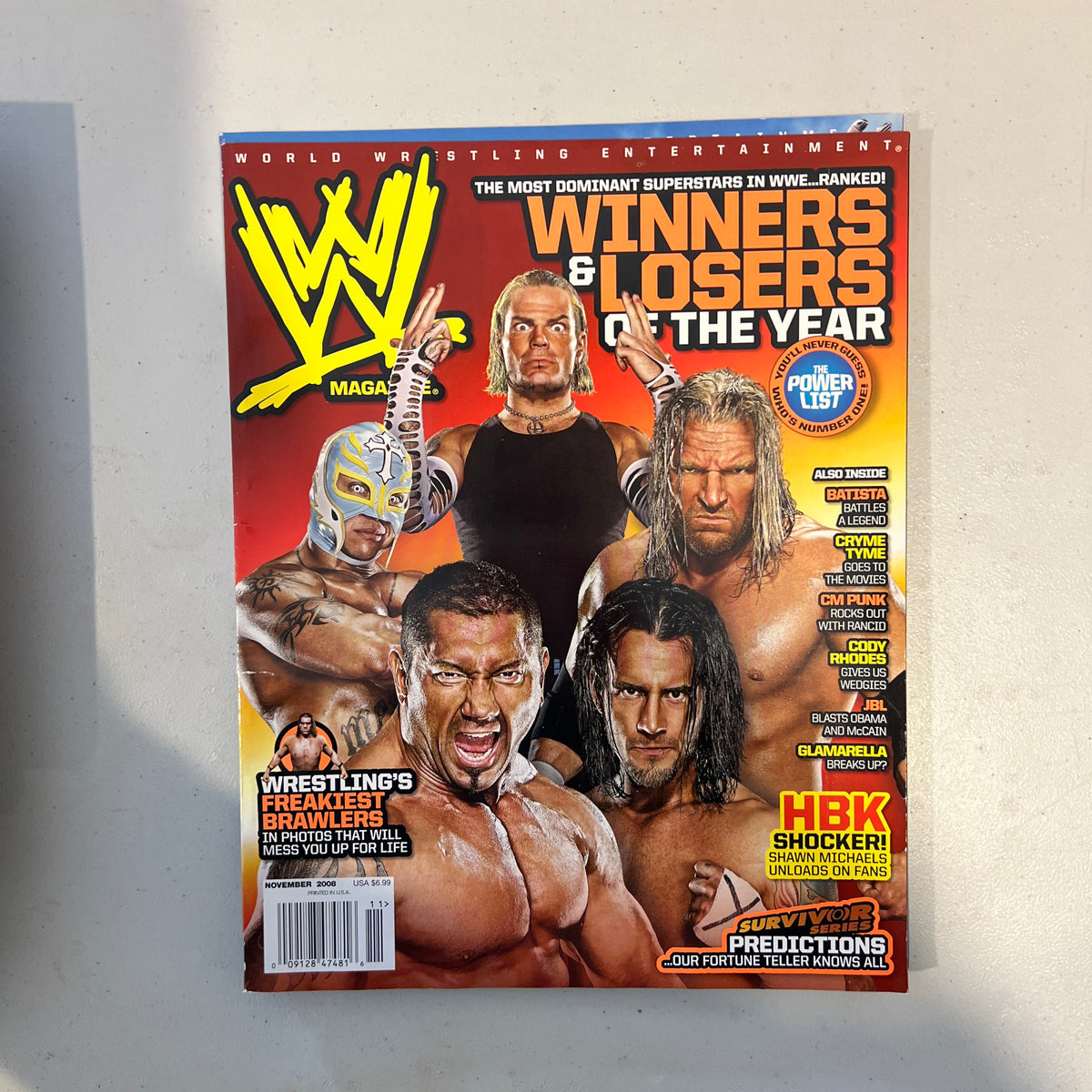 Winners Losers WWE Magazine 2000s Retro Wrestling Merchandise Collectable 3