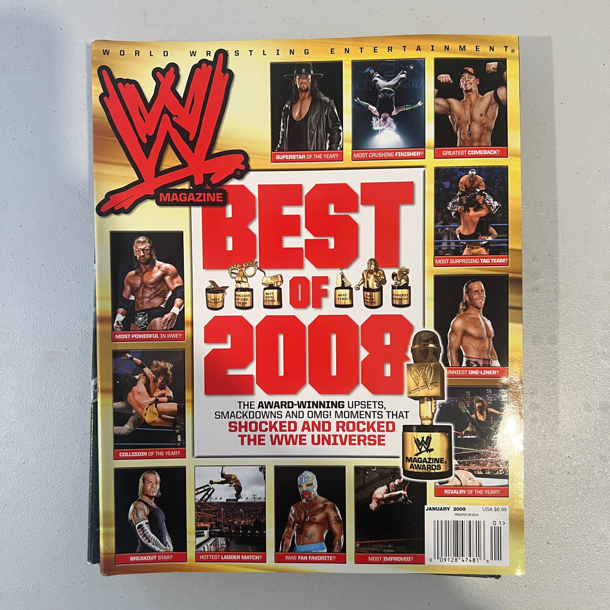 Best of 2008 WWE Magazine 2000s Retro Wrestling Merchandise Collectable 5
