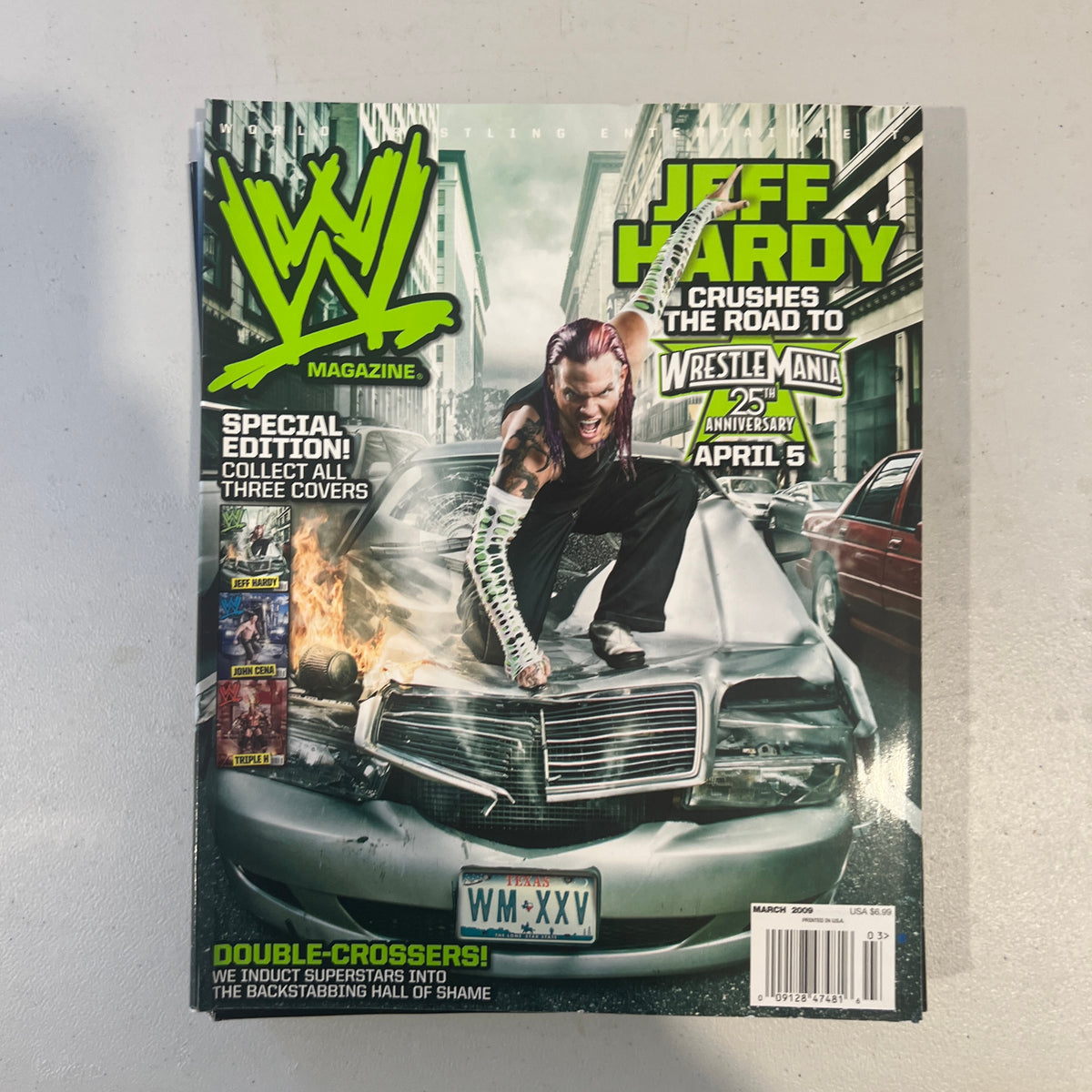 Jeff Hardy WWE Magazine 2000s Retro Wrestling Merchandise Collectable 5
