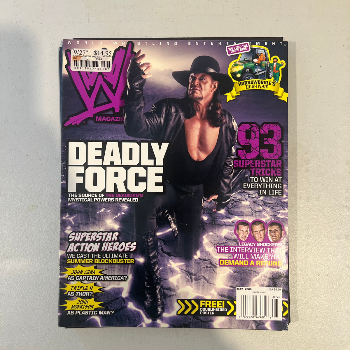 Undertaker WWE Magazine 2000s Retro Wrestling Merchandise Collectable 5