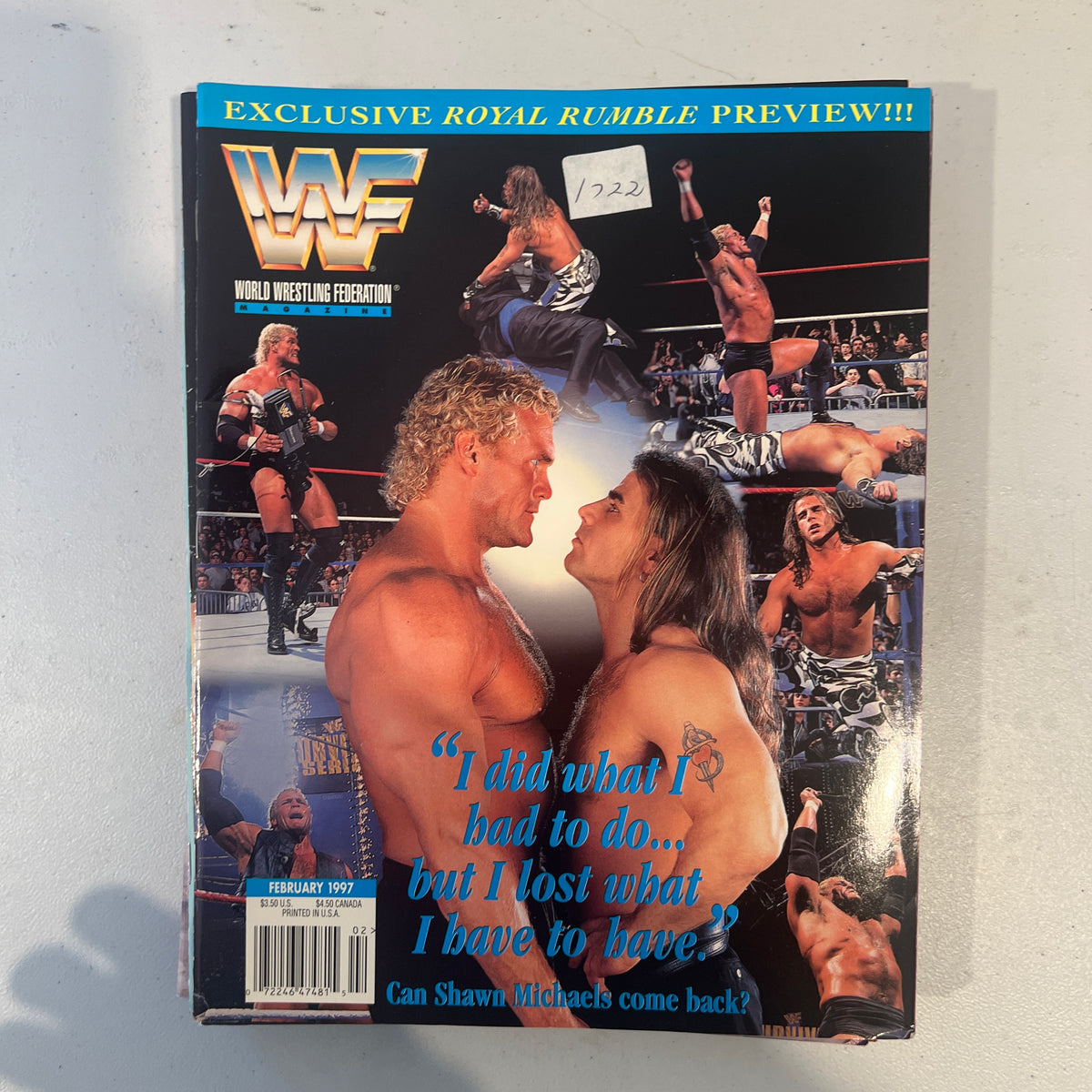 Sid WWF WWE Magazine 1990s Retro Wrestling Merchandise Collectable 5