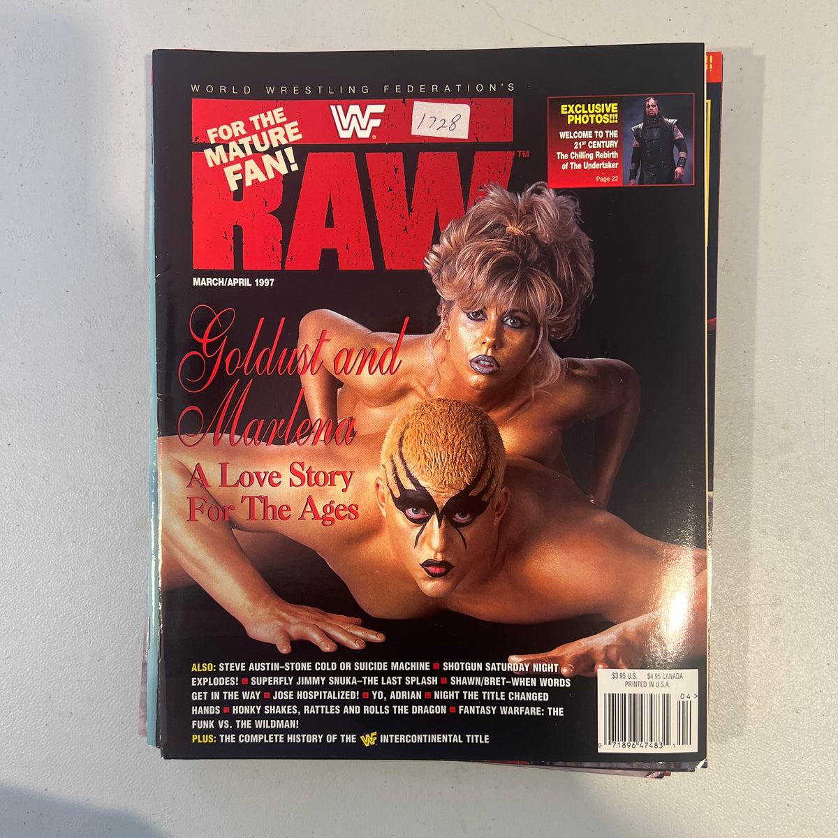 Goldust WWF WWE Magazine 1990s Retro Wrestling Merchandise Collectable 5