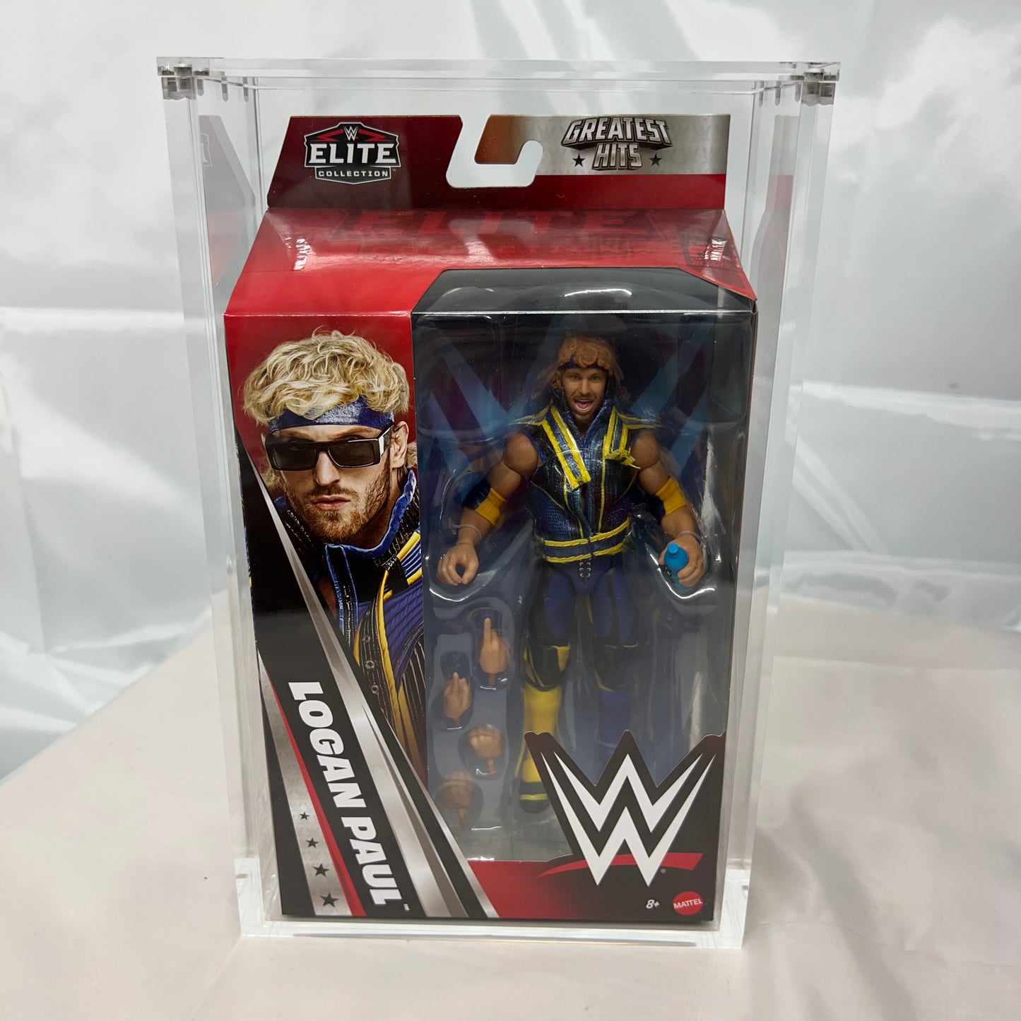Acrylic Plastic WWE AEW Action Figures Defender Protector Magnetic Case