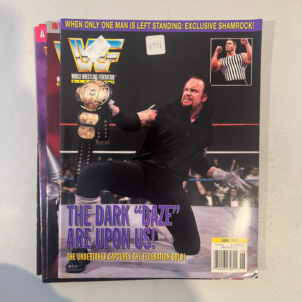 Undertaker WWF WWE Magazine 1990s Retro Wrestling Merchandise Collectable 5