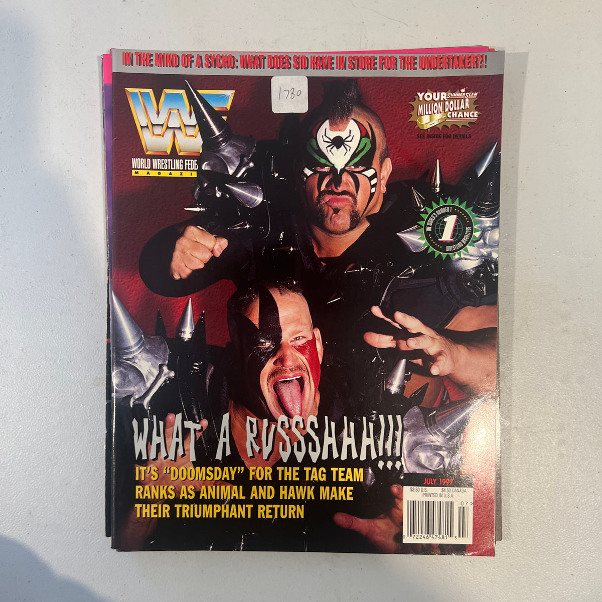 Legion of Doom WWF WWE Magazine 1990s Retro Wrestling Merchandise Collectable 5