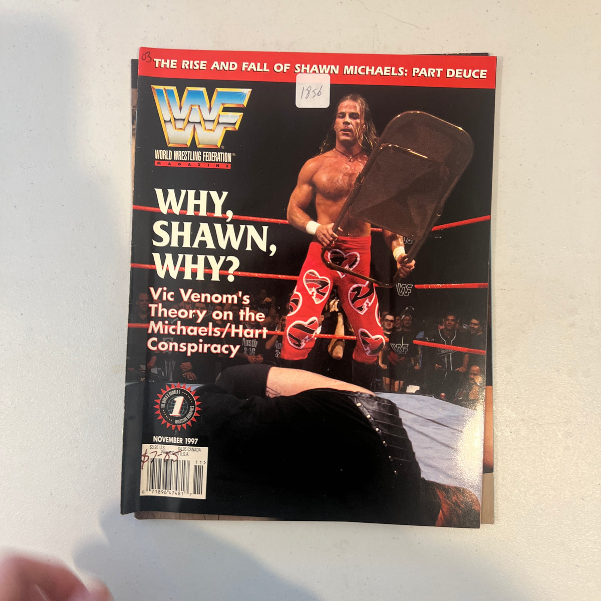 Shawn Michaels WWF WWE Magazine 1990s Retro Wrestling Merchandise Collectable 5