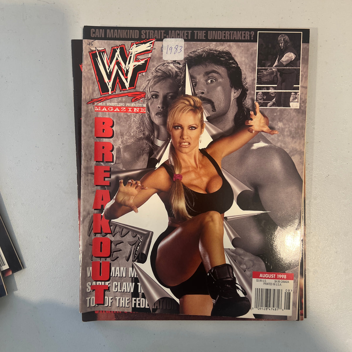 Diva WWF WWE Magazine 1990s Retro Wrestling Merchandise Collectable 5