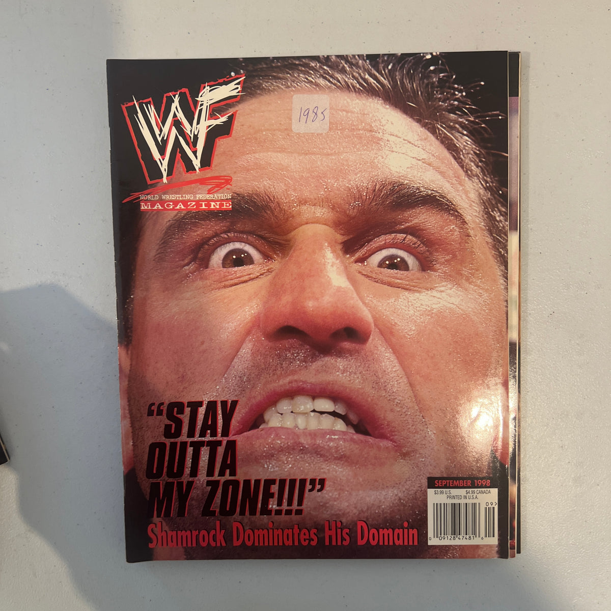 Ken Shamrock WWF WWE Magazine 1990s Retro Wrestling Merchandise Collectable 5