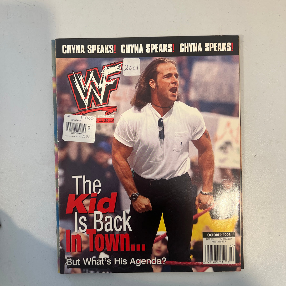 Shawn Michaels WWF WWE Magazine 1990s Retro Wrestling Merchandise Collectable 5