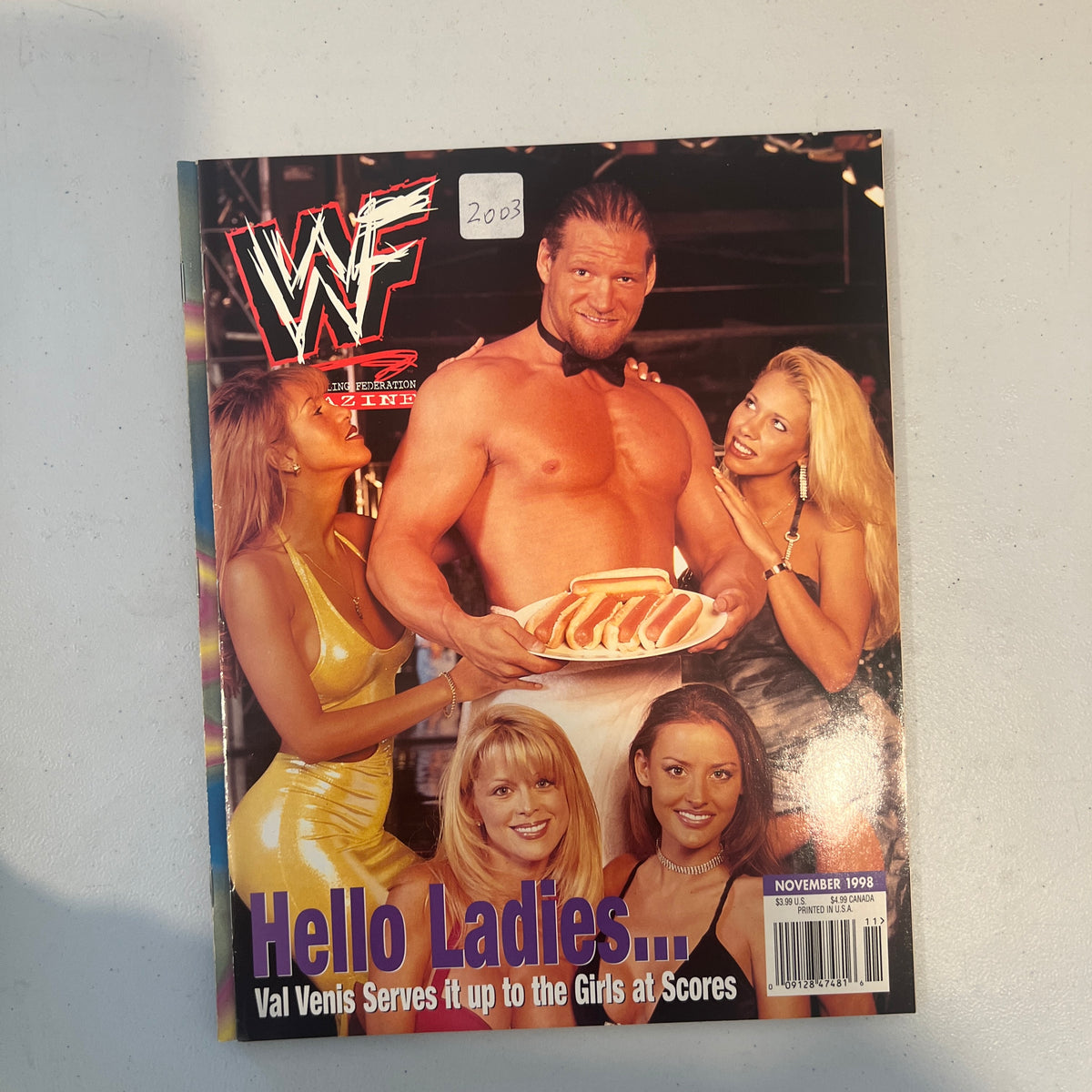 Val Venis WWF WWE Magazine 1990s Retro Wrestling Merchandise Collectable 5