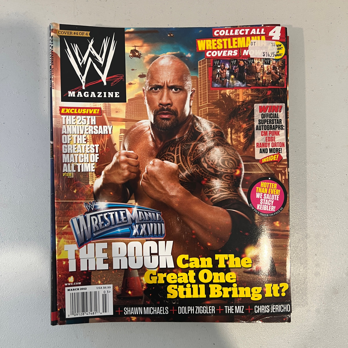 The Rock WWE Magazine 2000s Retro Wrestling Merchandise Collectable 5