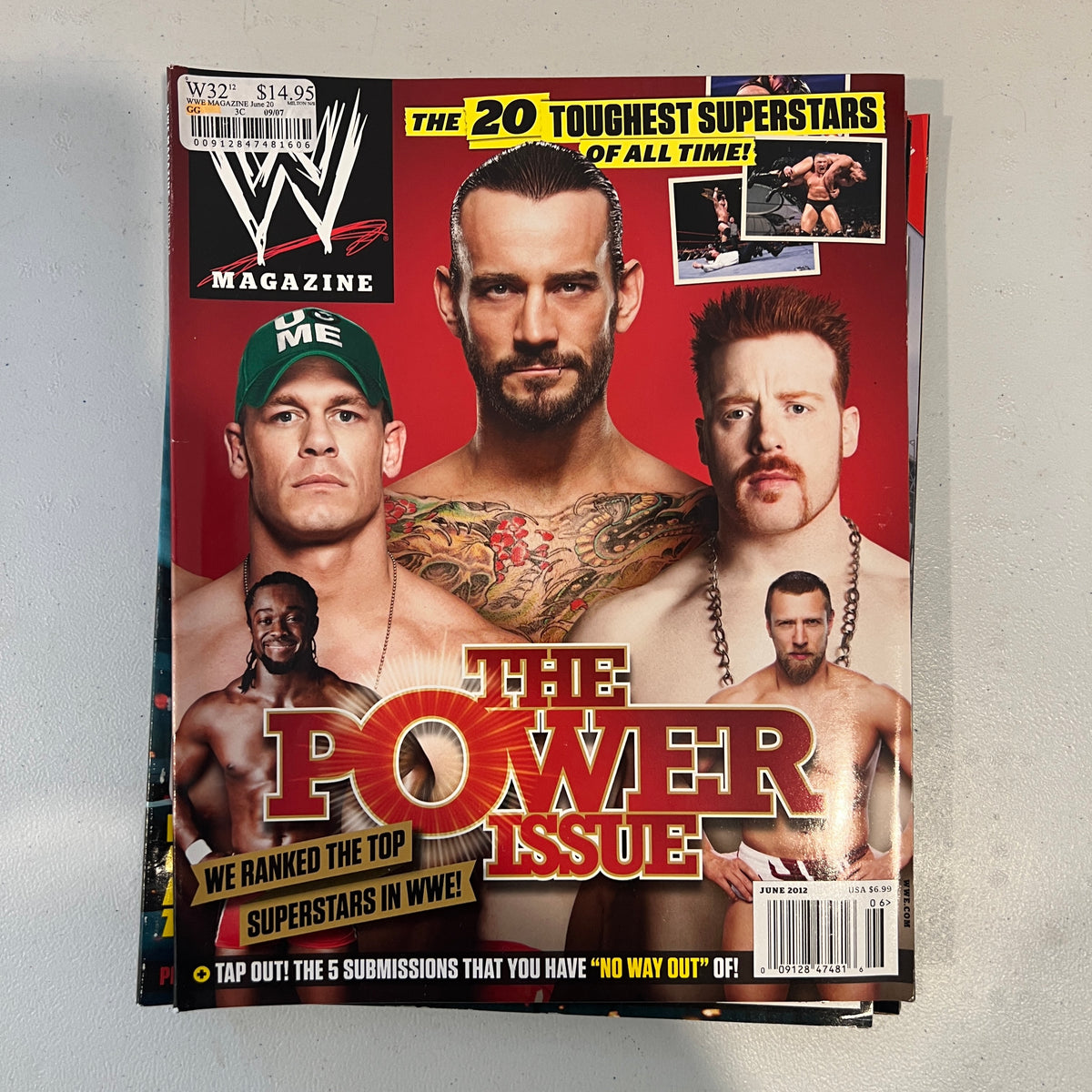 CM Punk Sheamus Cena WWE Magazine 2000s Retro Wrestling Merchandise Collectable 5