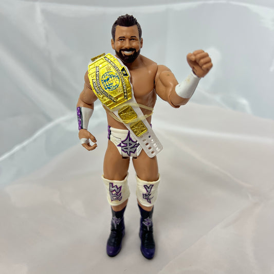 Zack Ryder with IC Title WWE Action Figure Out Of Box Mattel WWE 6