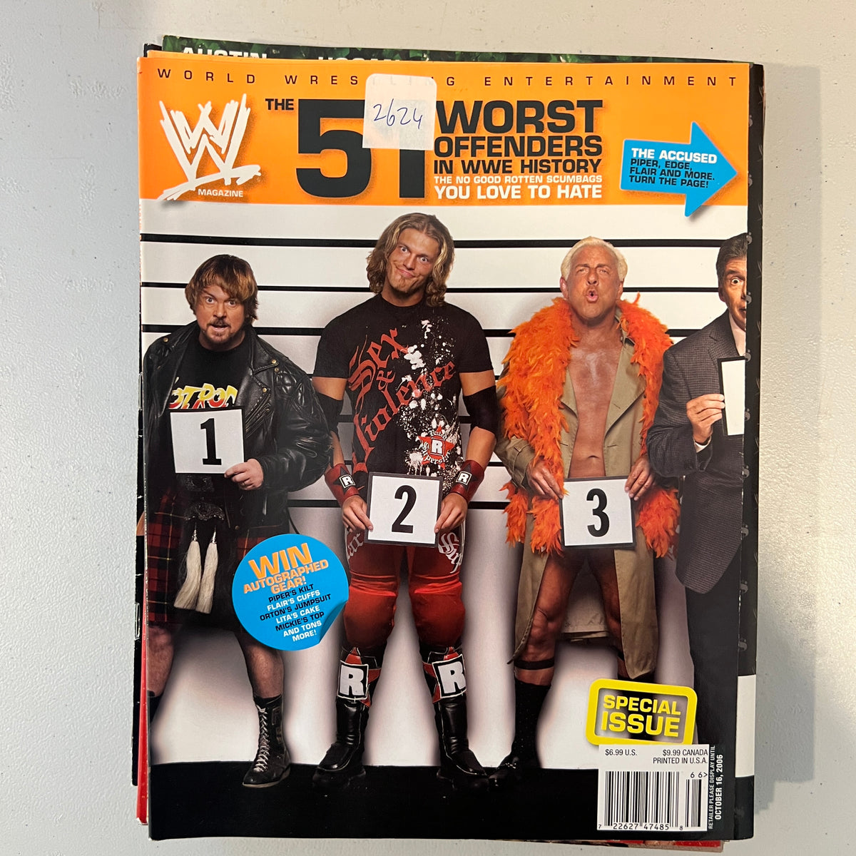 5 Worst Moments WWE Magazine 2000s Retro Wrestling Merchandise Collectable 5