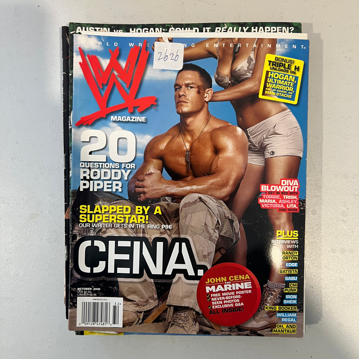John Cena WWE Magazine 2000s Retro Wrestling Merchandise Collectable 5