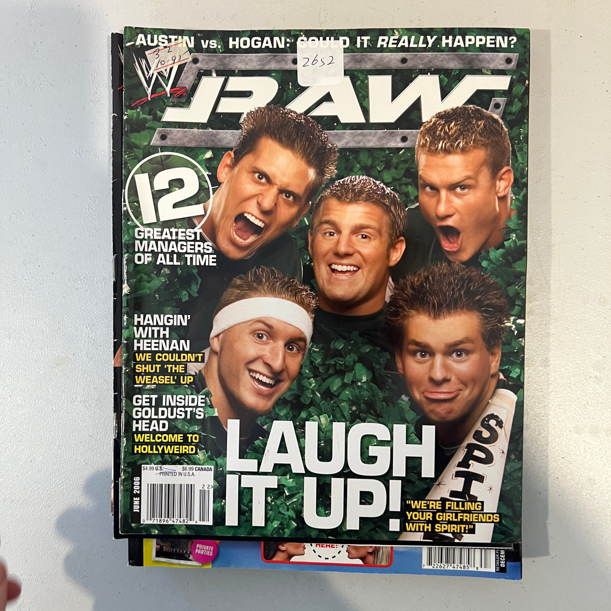 Spirit Squad WWE Magazine 2000s Retro Wrestling Merchandise Collectable 5