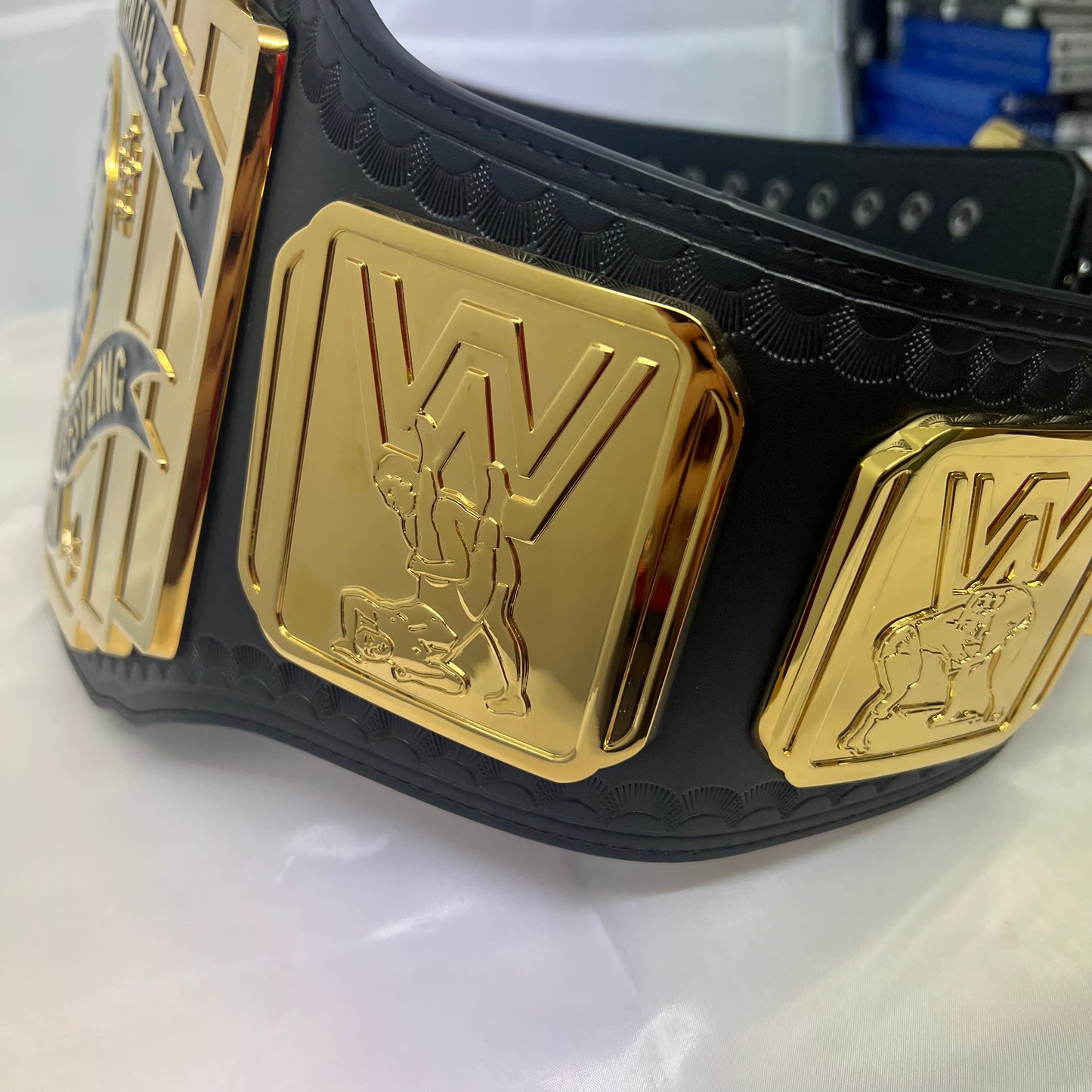 WWE Black Intercontinental Championship Authentic Replica Belt WWE Shop