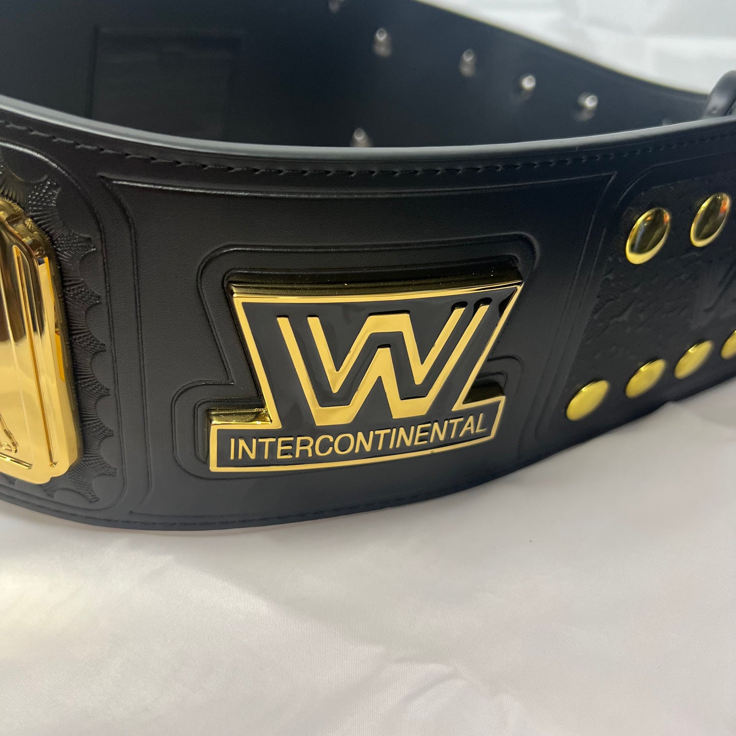 WWE Black Intercontinental Championship Authentic Replica Belt WWE Shop