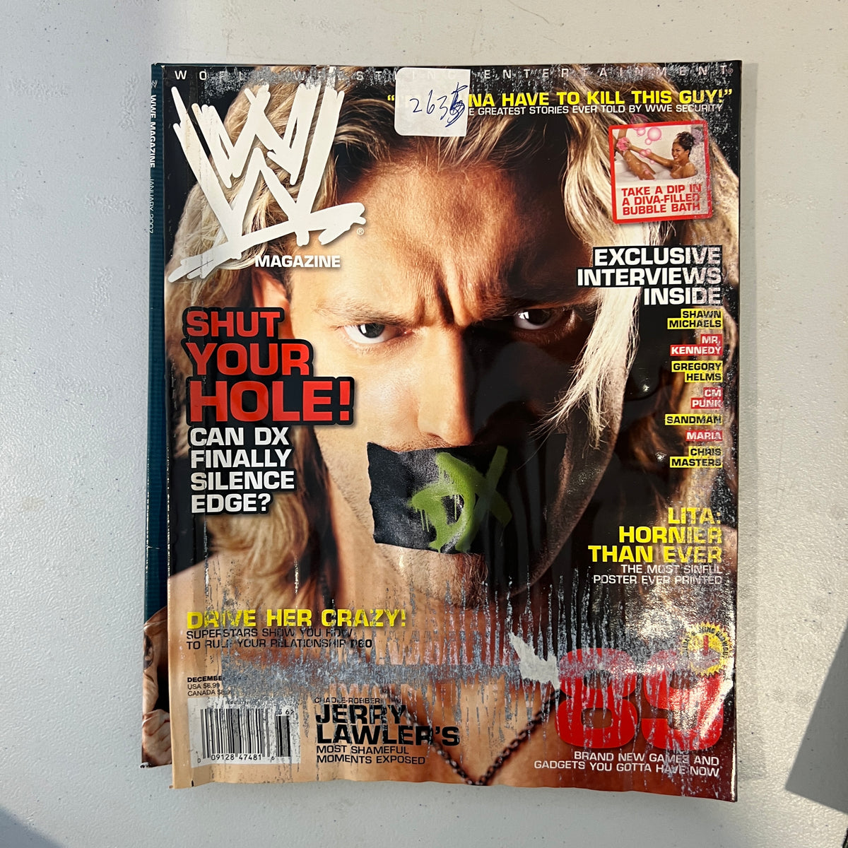 Edge WWE Magazine 2000s Retro Wrestling Merchandise Collectable 5