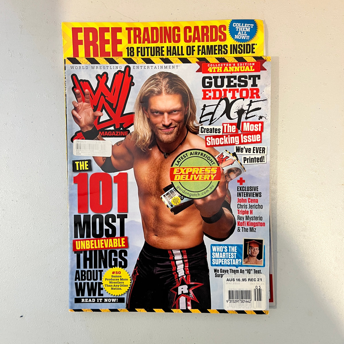 Edge WWE Magazine 2000s Retro Wrestling Merchandise Collectable 5