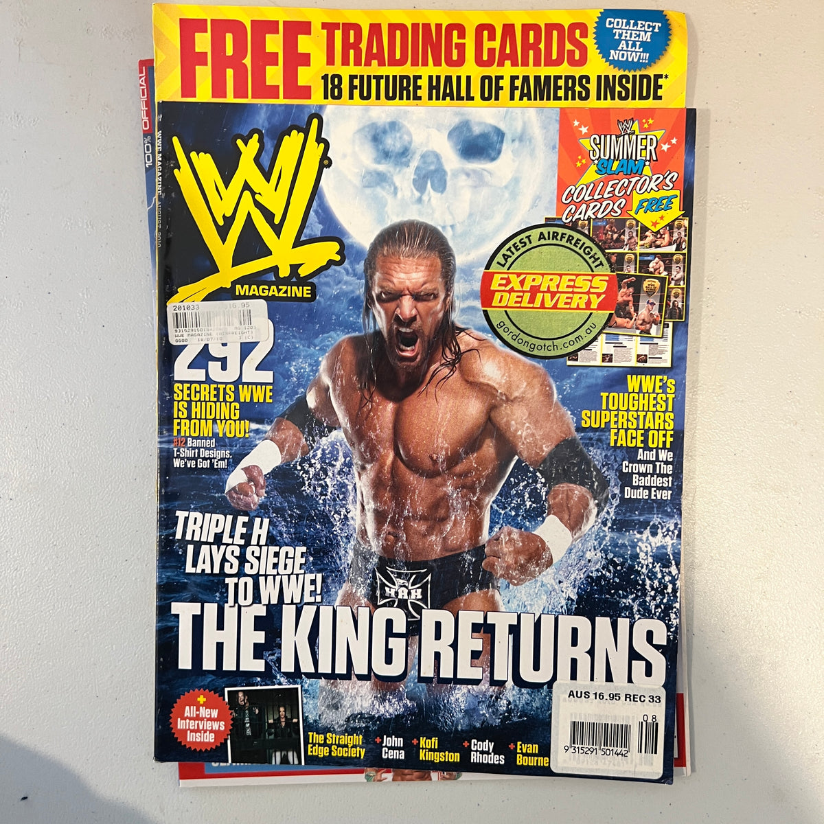Triple H WWE Magazine Wrestling Merchandise Collectable 5