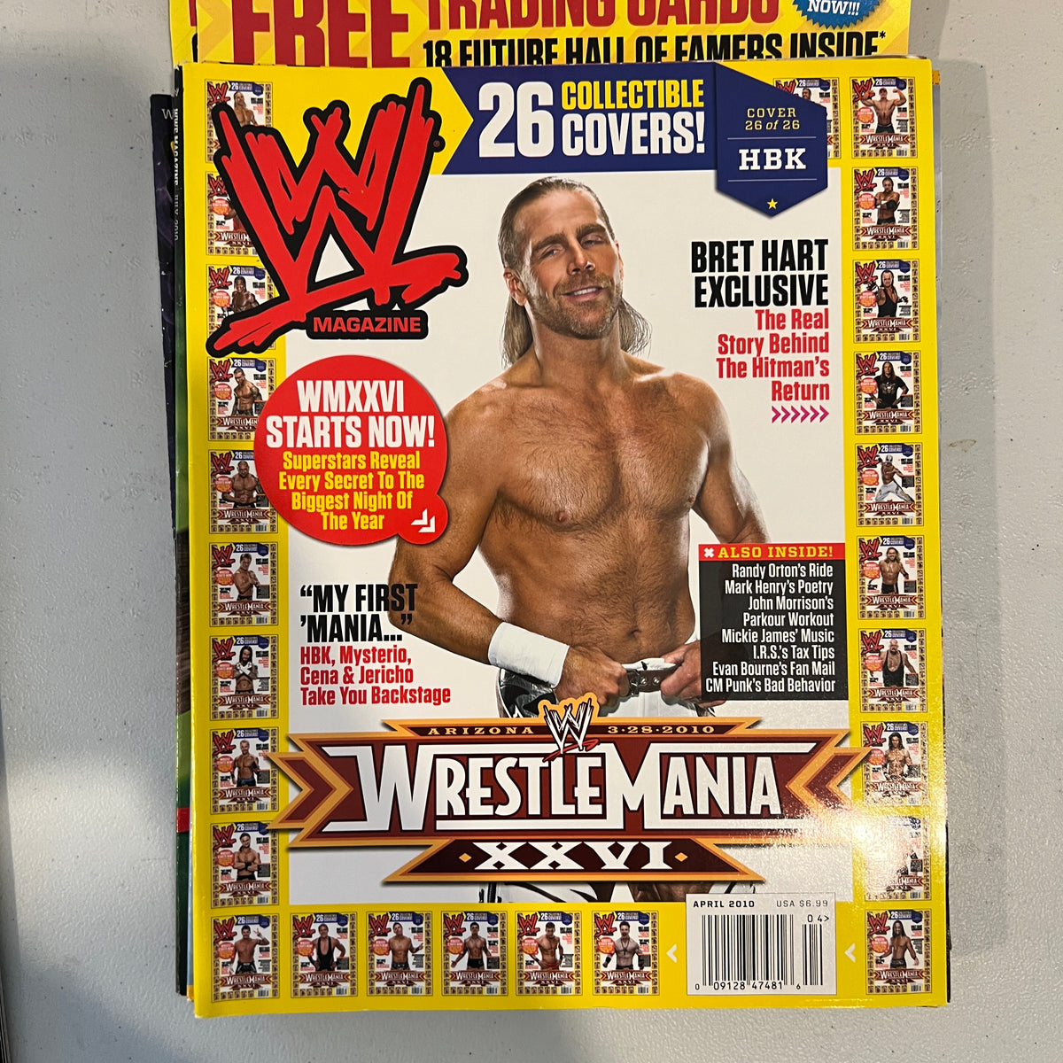 Shawn Michaels WWE Magazine Wrestling Merchandise Collectable 6