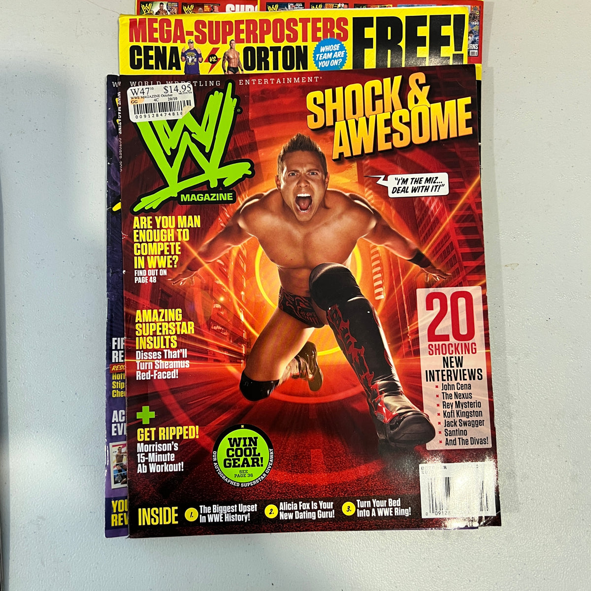 Miz WWE Magazine Wrestling Merchandise Collectable 6