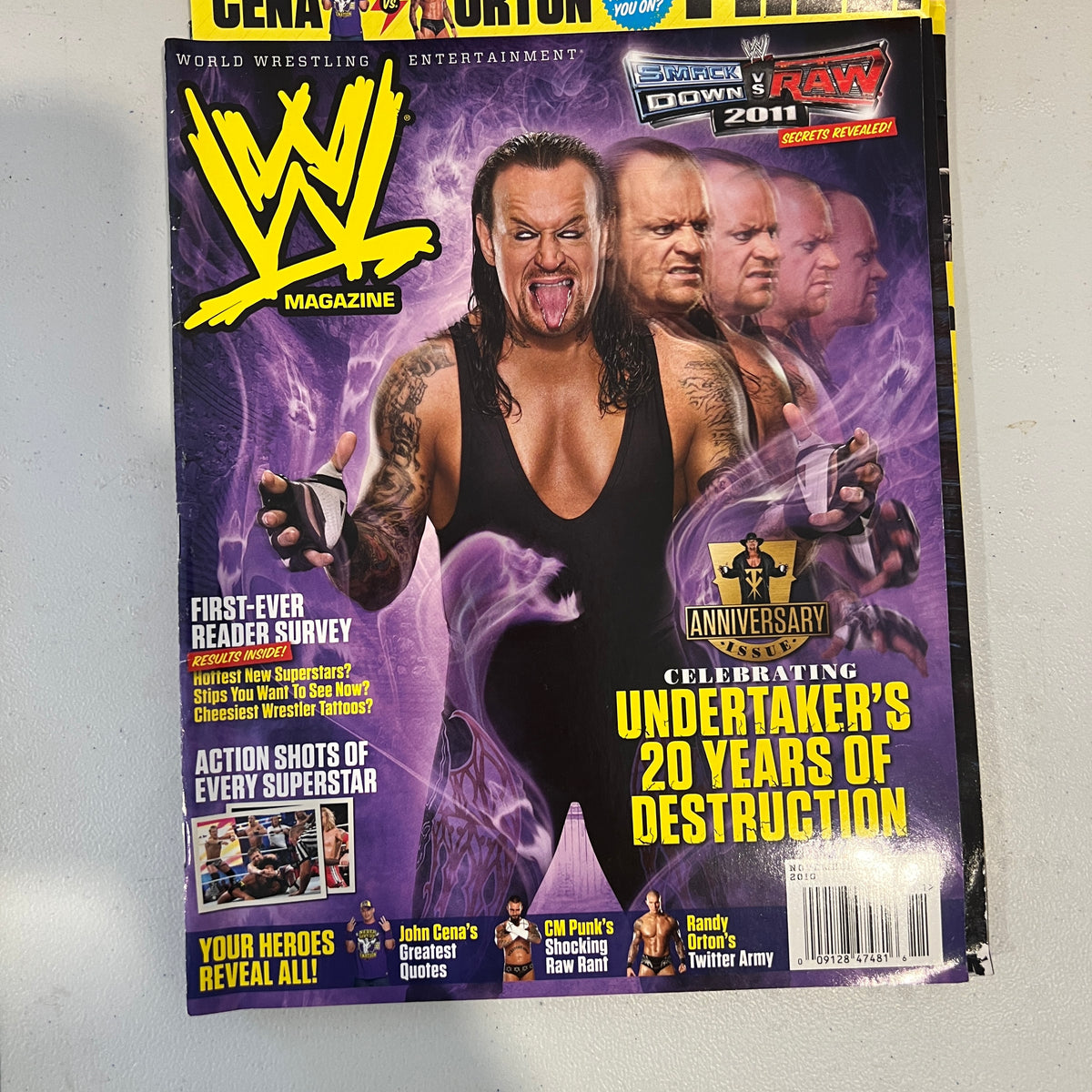 Undertaker WWE Magazine Wrestling Merchandise Collectable 6