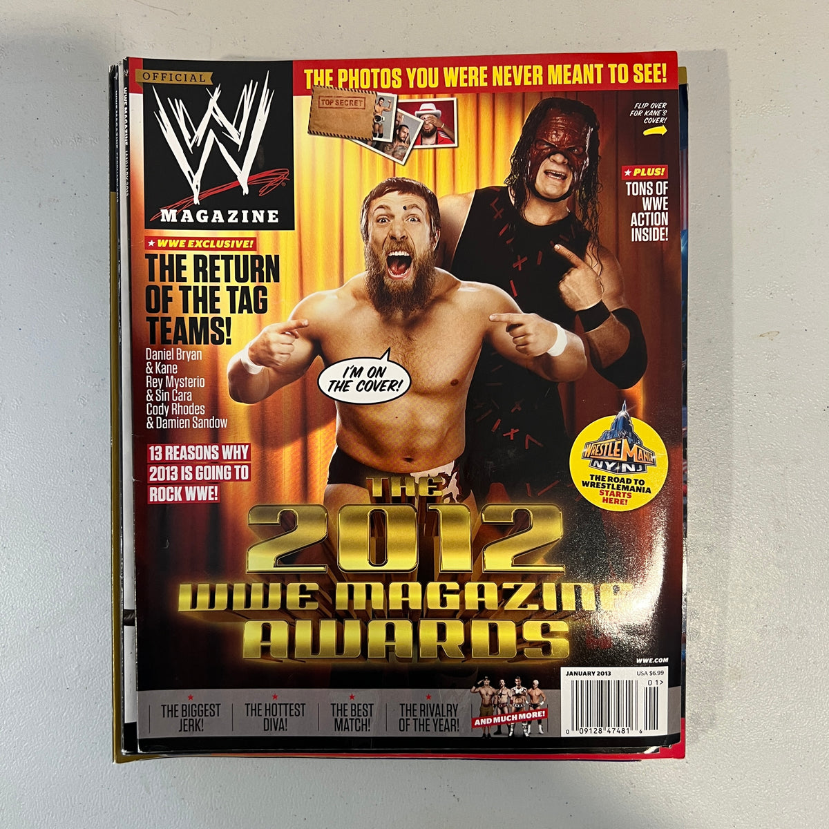 Daniel Bryan and Kane WWE Magazine Wrestling Merchandise Collectable 6