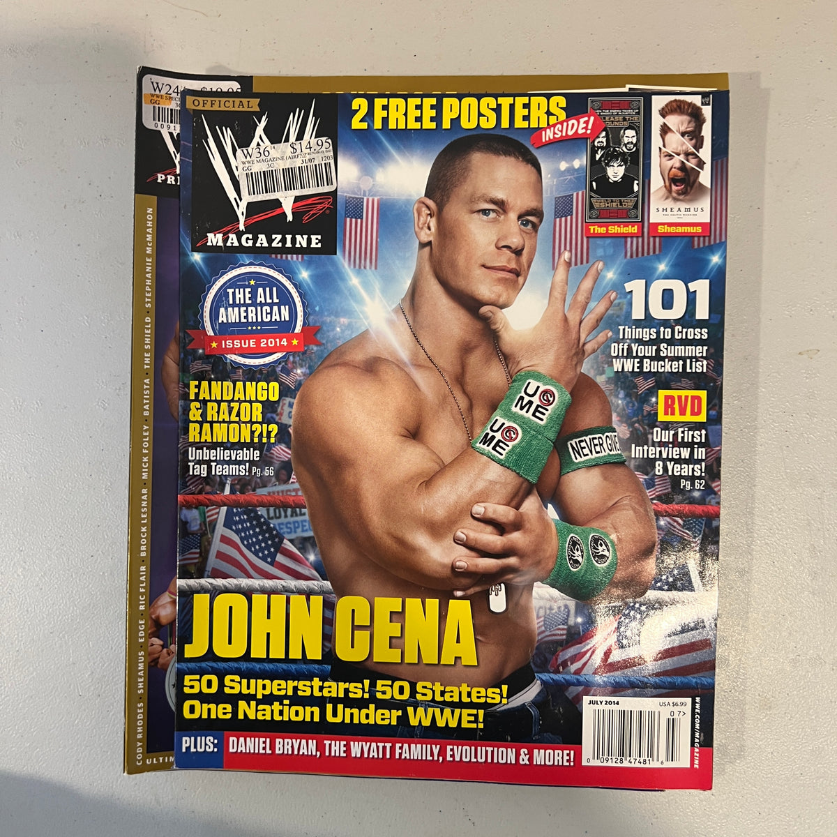 John Cena WWE Magazine Wrestling Merchandise Collectable 6