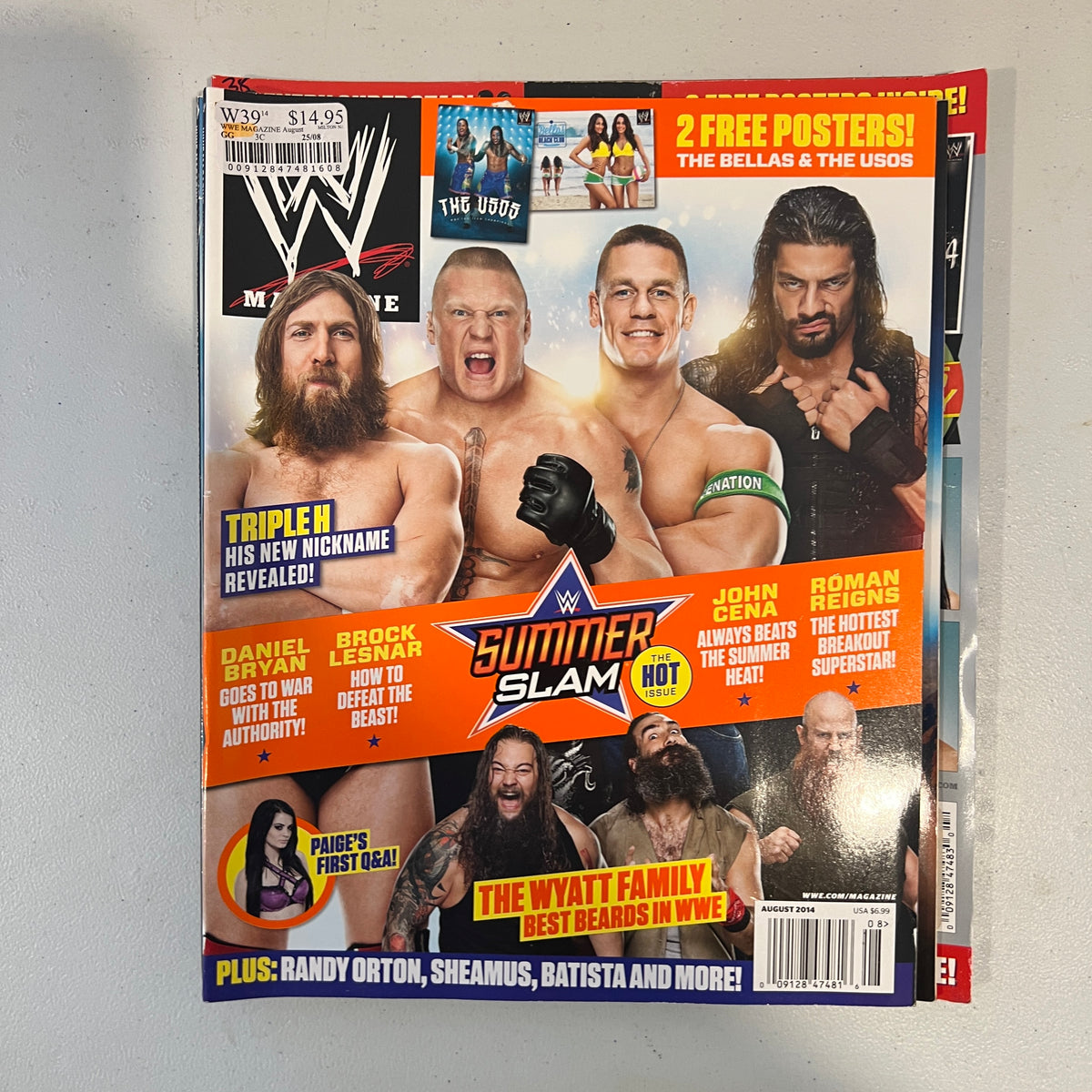 Superstars WWE Magazine Wrestling Merchandise Collectable 6