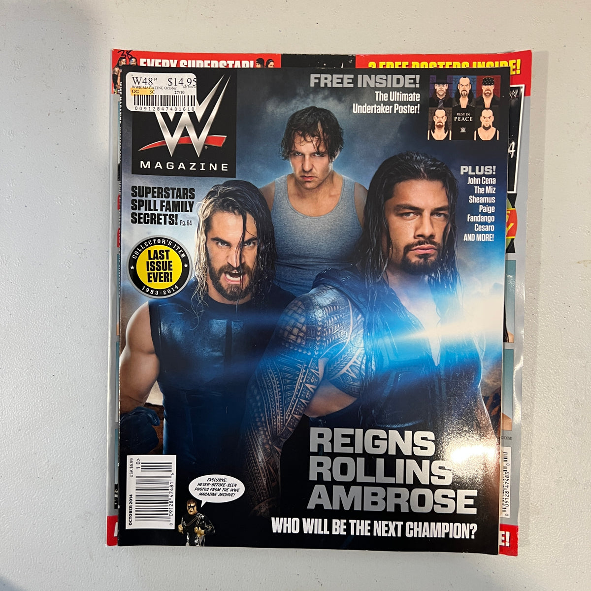 Shield WWE Magazine Retro Wrestling Merchandise Collectable 6