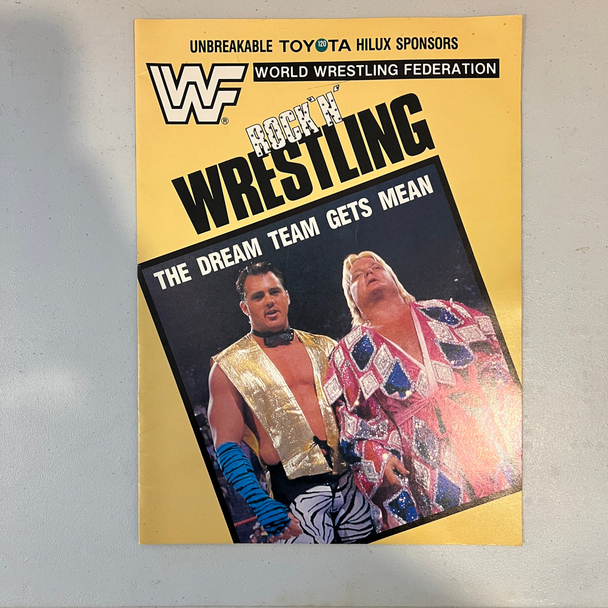 WWF Rock N Wrestling Magazine Program Promo Wrestling Merchandise Collectable WWE 6