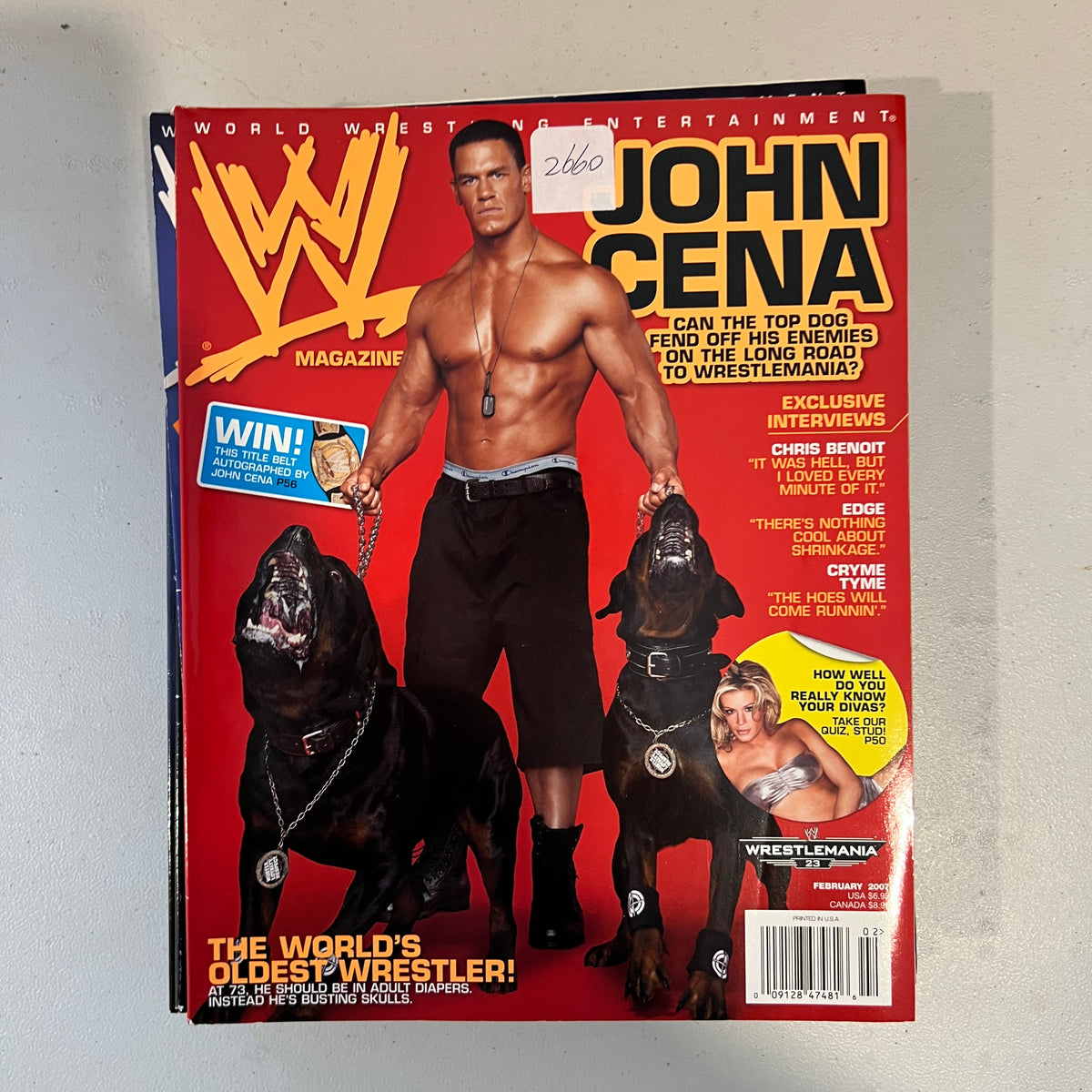 John Cena WWE Magazine Wrestling Merchandise Collectable 6