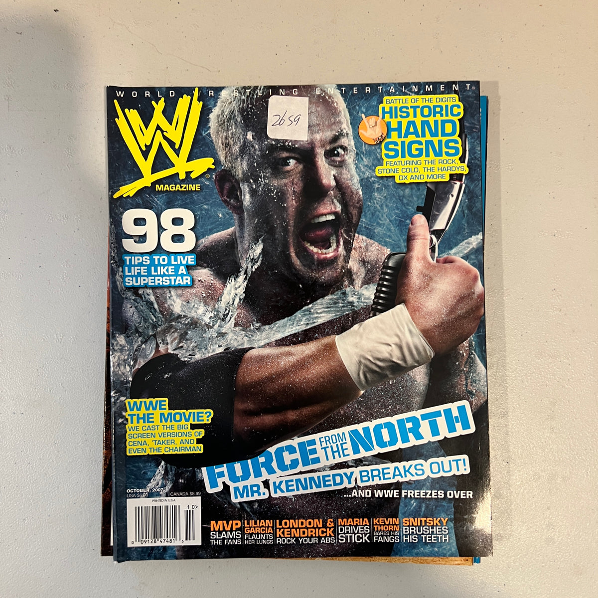 Mr Kennedy WWE Magazine Wrestling Merchandise Collectable 6