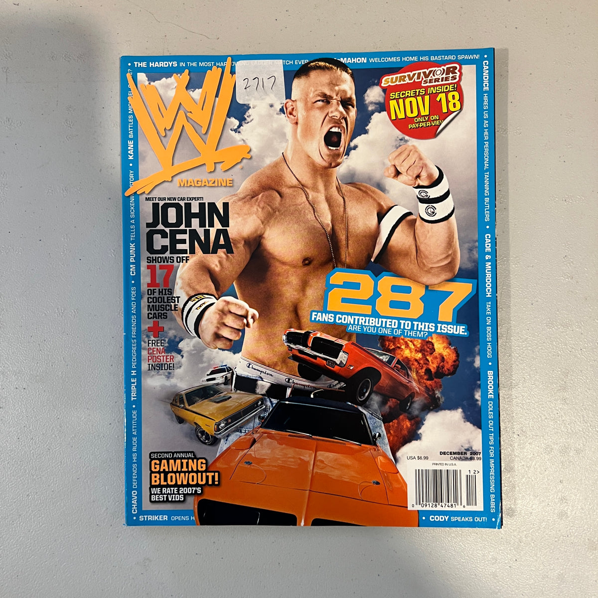 287 Cena WWE Magazine Wrestling Merchandise Collectable 6