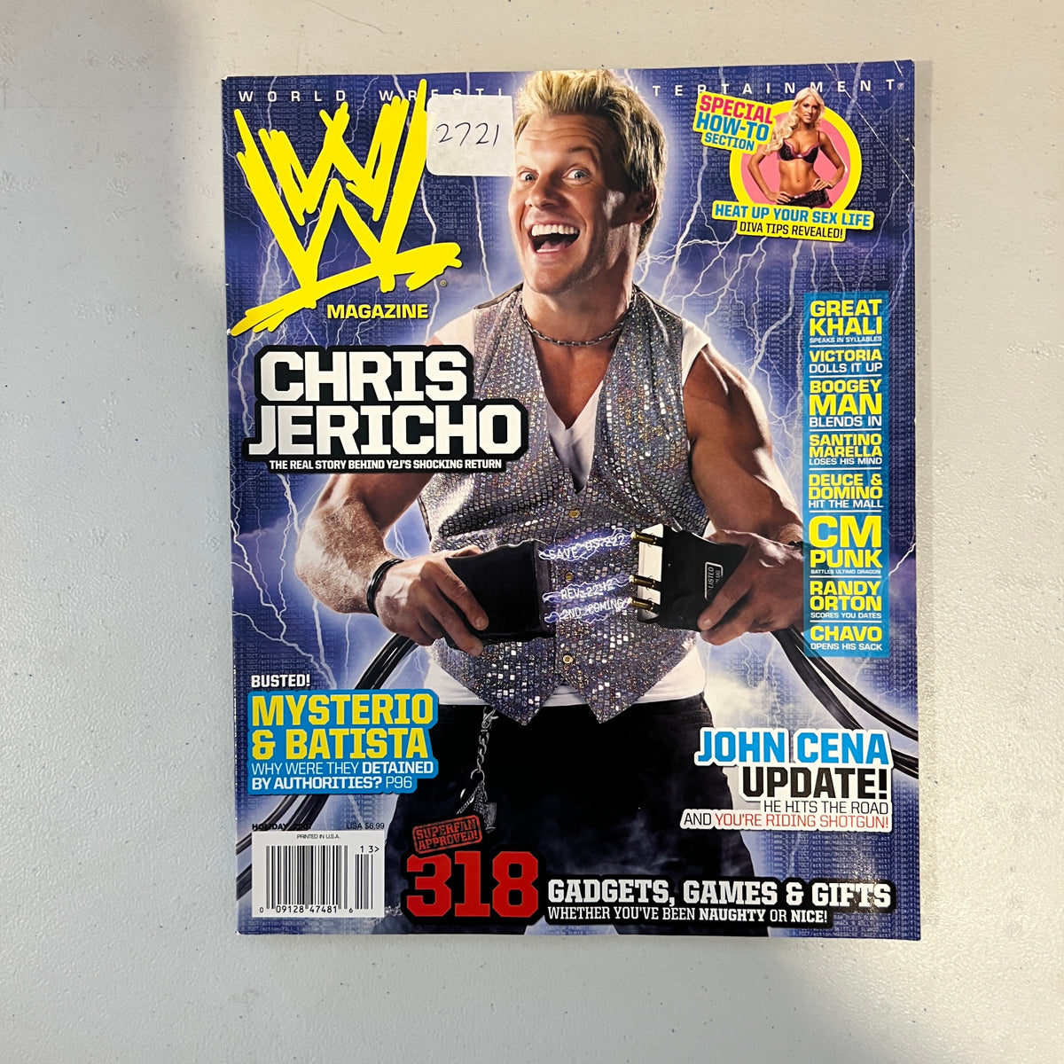 Chris Jericho WWE Magazine Wrestling Merchandise Collectable 6