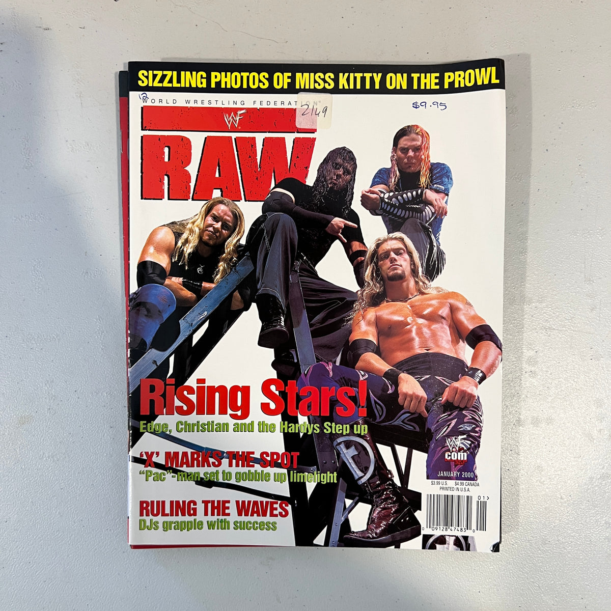 Ladder Match WWF WWE Magazine 1990s Retro Wrestling Merchandise Collectable 9