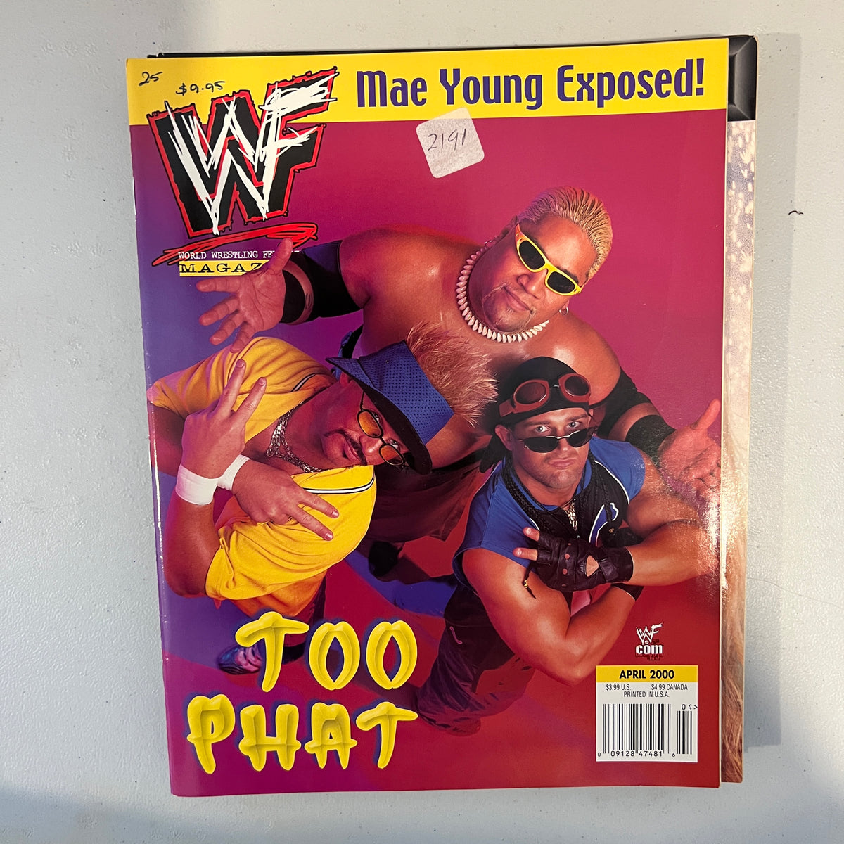 Rikishi WWF WWE Magazine 1990s Retro Wrestling Merchandise Collectable 9