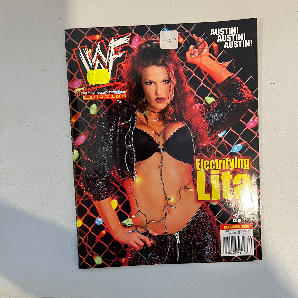 Lita WWF WWE Magazine 1990s Retro Wrestling Merchandise Collectable 9