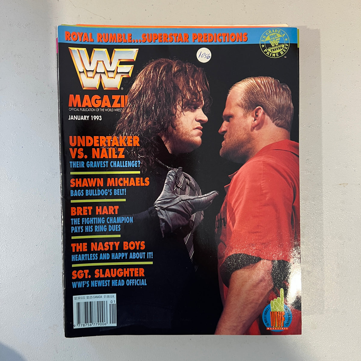 Undertaker Nailz WWF WWE Magazine 1990s Retro Wrestling Merchandise Collectable 9