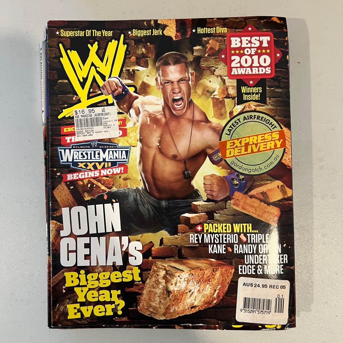 John Cena WWE Magazine Wrestling Merchandise Collectable 9