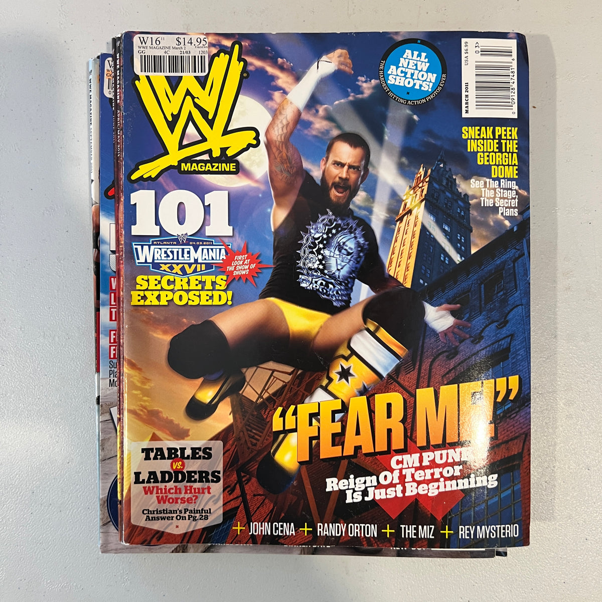 CM Punk WWE Magazine Wrestling Merchandise Collectable 9