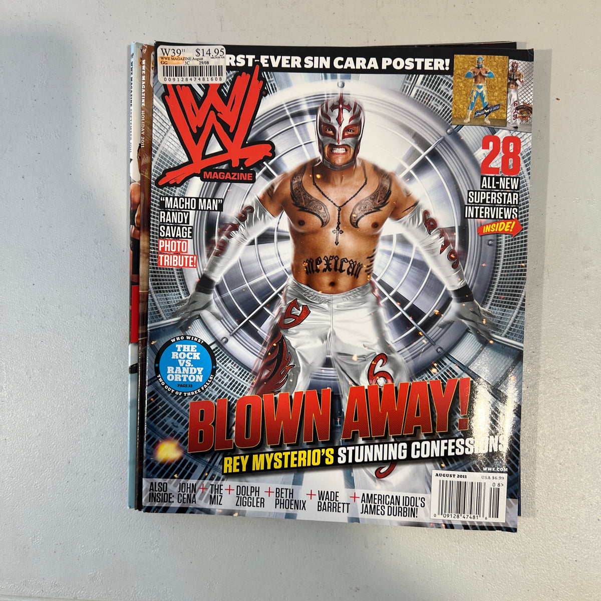 Rey Mysterio WWE Magazine Wrestling Merchandise Collectable 9