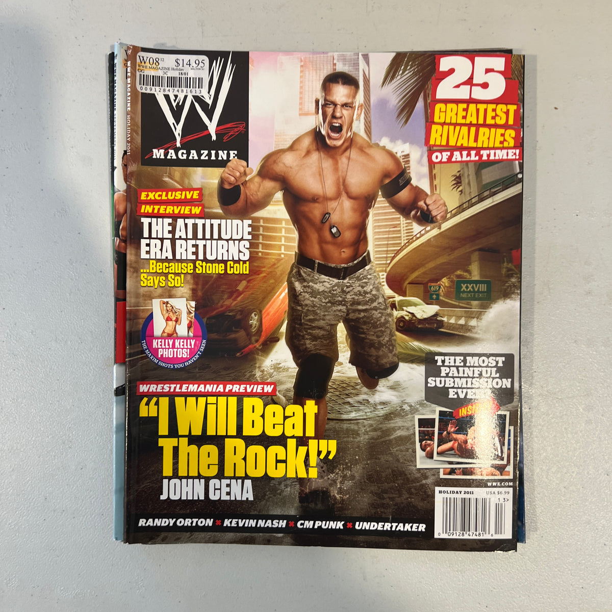 John Cena WWE Magazine Wrestling Merchandise Collectable 9